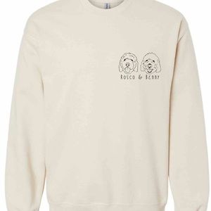 Custom Pet Crewnecks - for you to show off your furry friends